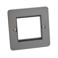 1 Gang Black Nickel Decorative Plate - 3888215